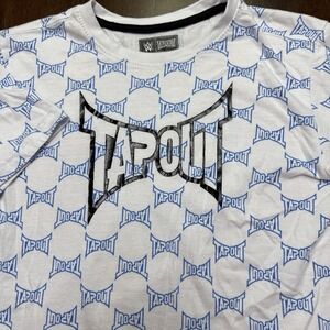 Vtg WW TAPOUT Big Boys SZ L (14/16) T-Shirt AOP logo‎ Wrestling Fighting